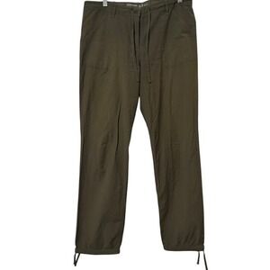 Icebreaker Merino Green Lightweight Cotton Wool Jogger Cargo Pants Womens 32